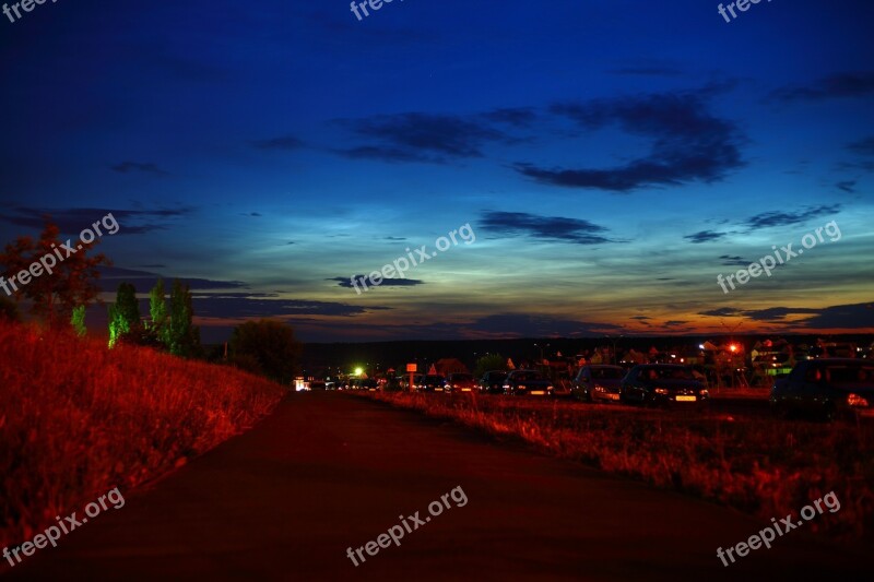 Evening Summer Sunset Landscape Sky