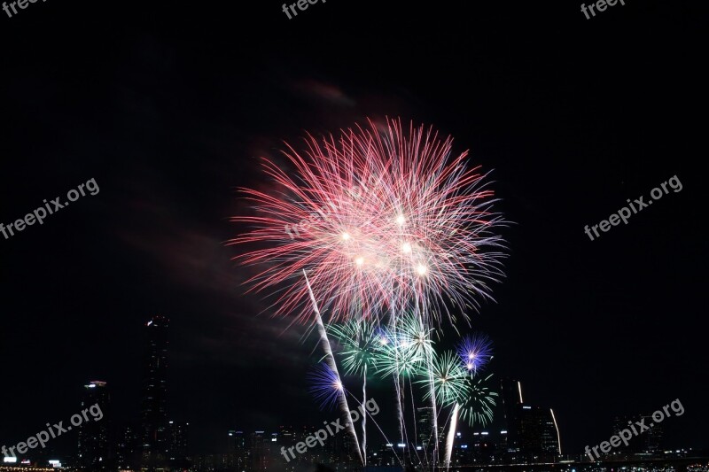 Seoul International Fireworks Festival The Night Sky Yeouido Seoul Fireworks Festival