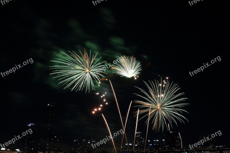 Seoul International Fireworks Festival The Night Sky Yeouido Seoul Fireworks Festival