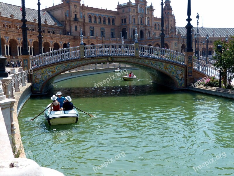 Plaza De España Seville Bridge Tiles Mosaic