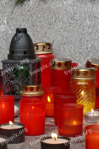 Candles Remembrance Peace Free Photos