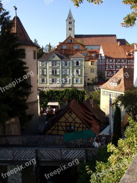 Meersburg Lake Constance Historic Center Fachwerkhäuser Romantic