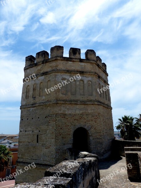 Alcazar Tower Battlements Moorish Architecture