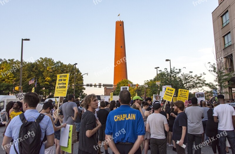 Protest Baltimore Police Maryland Area