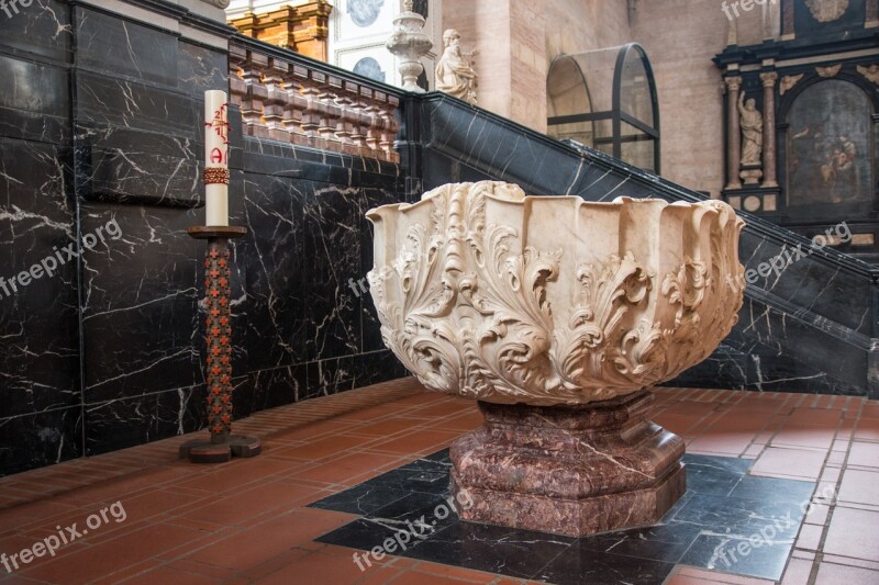 Baptism Baptismal Font Church Roman Catholic Dom