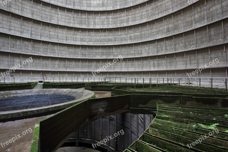 Belgium Charlerois Cooling Tower Inside