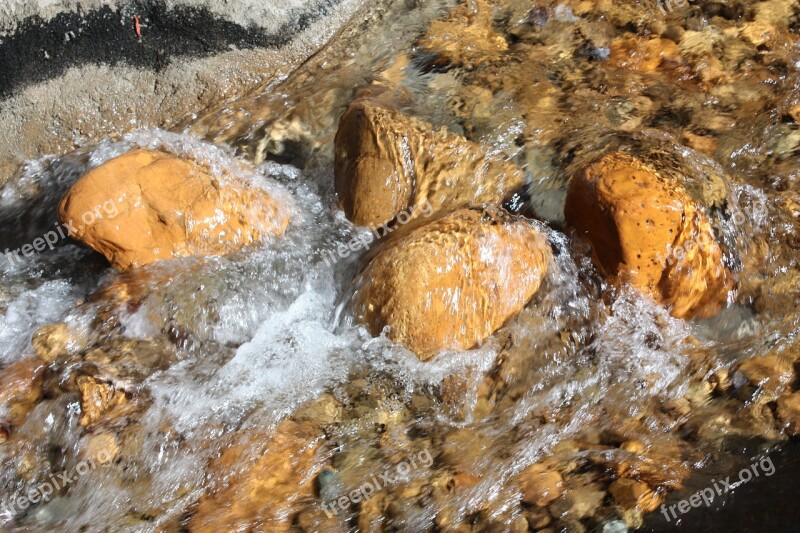 River Creek Water Rock Nature