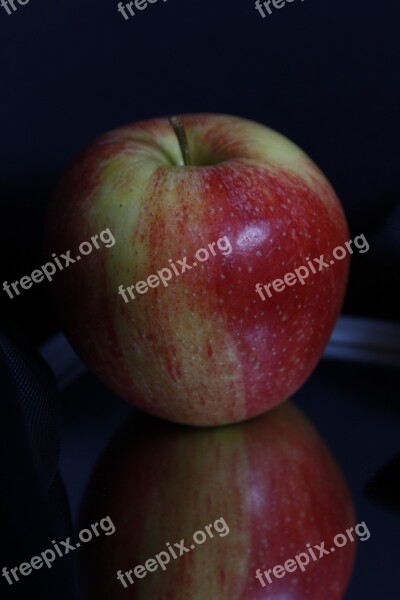 Apple Red Yellow Green Fruit