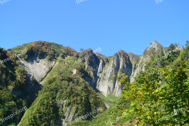 Mountain Mountain Climbing Mt Amakazari Hiking Japan