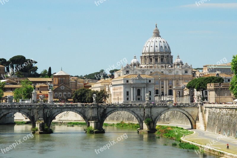 Rome Saint Peters Tiber Saint Peter