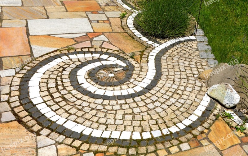 Garden Terrace Patch Ornament Spiral