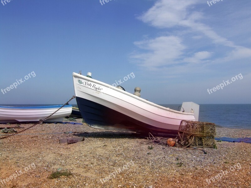 Boat Fishing Boat Fishing Beach Shore