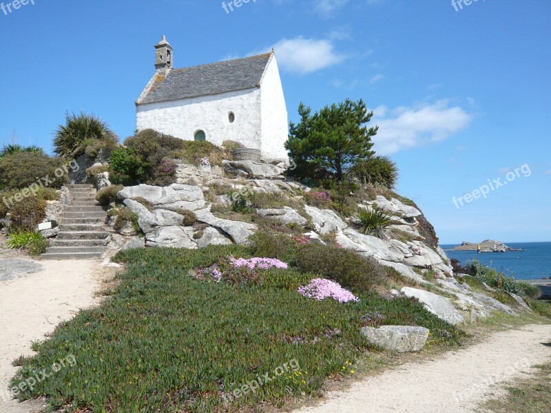 Roscoff Chapel Saint Barbara Sun France