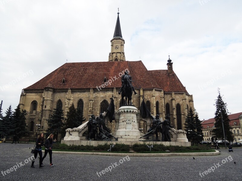 Cluj-napoca Church The Cathedral Romania Building