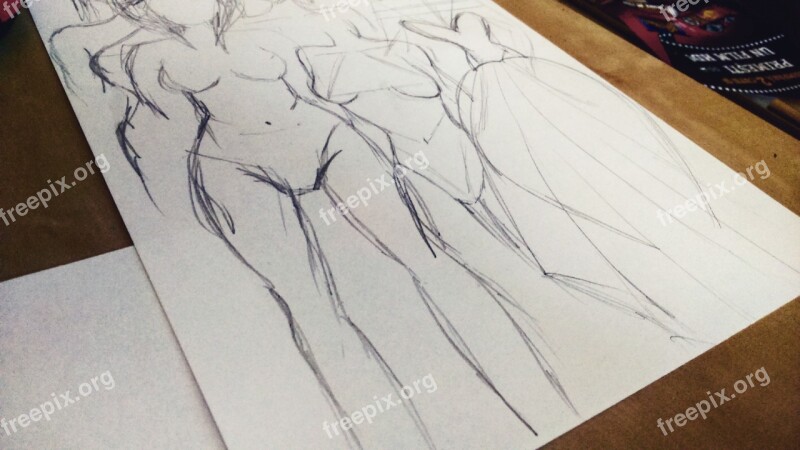 Drawing Sketch Pencil Body Artwork