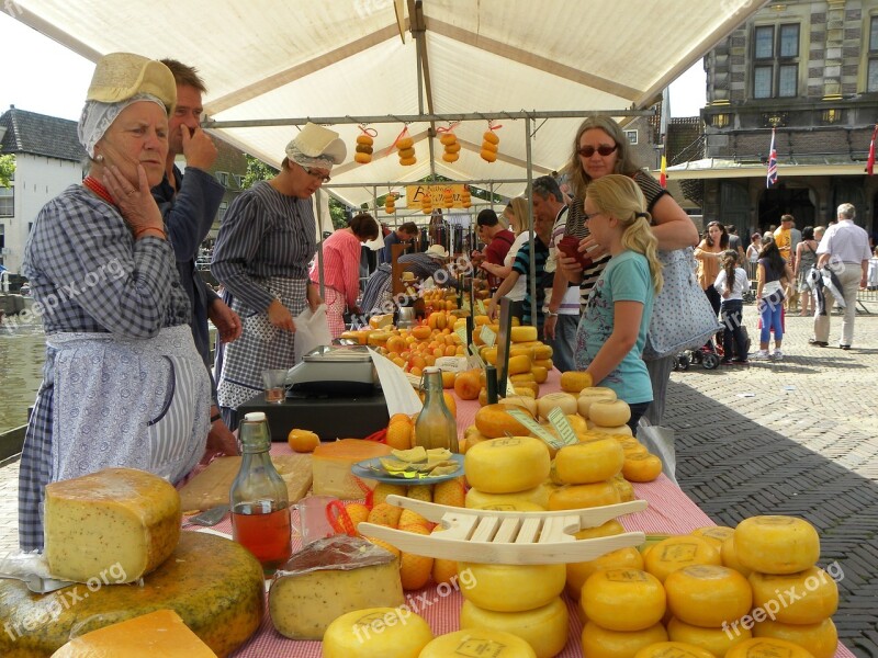 Alkmaar Cheese Cheese Market Culture Free Photos