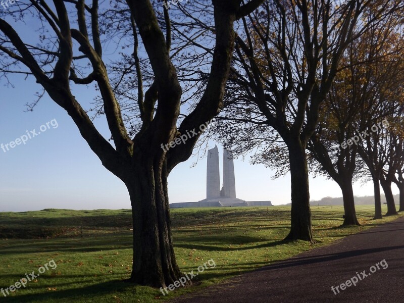 Monument Canadian Vimy Pas De Calais Free Photos