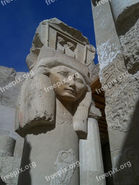 Hartor Egypt Temple Statue Hatshepsut