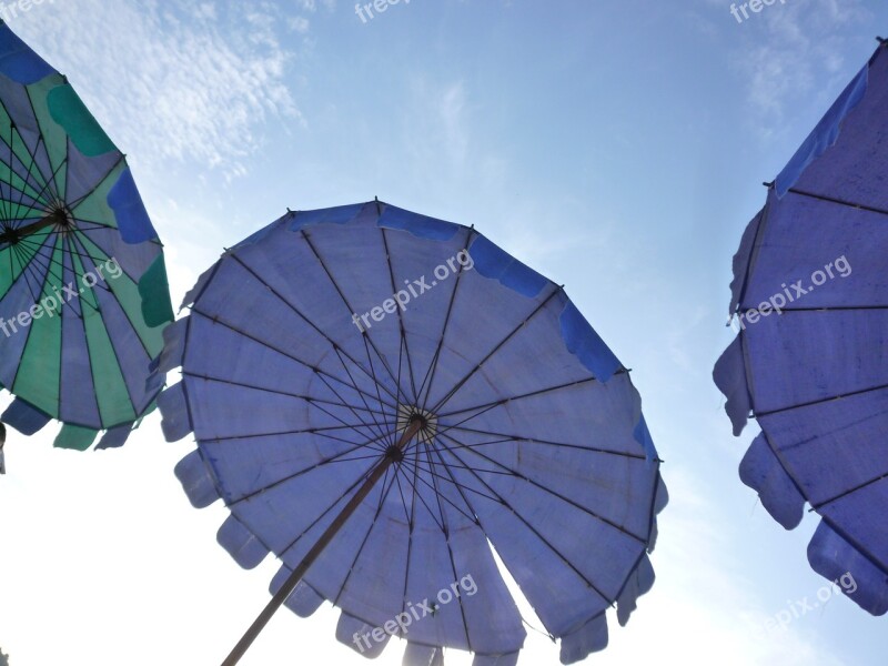 Parasol Beach Sunny Summer Travel