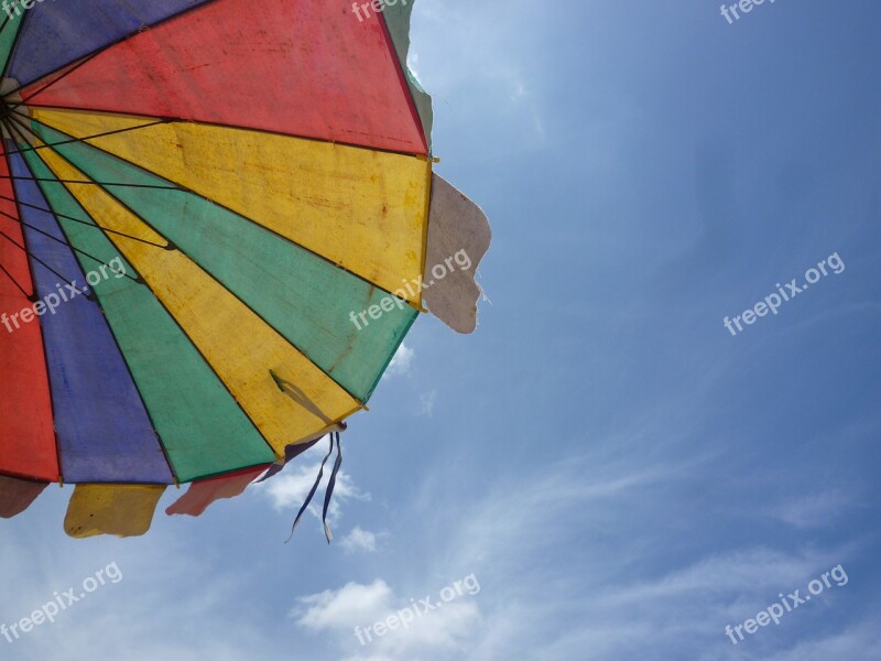 Umbrella Parasol Sky Summer Weather