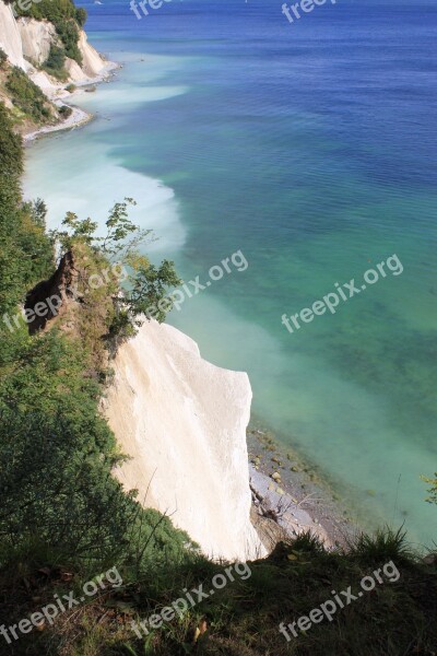 Rügen Water White Cliffs Cliffs Forest