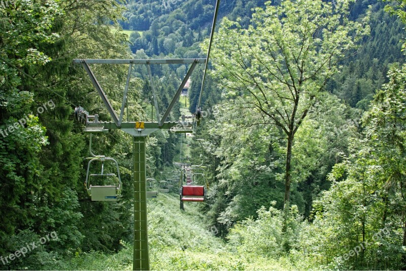 Transport Human Personal Chairlift Nature