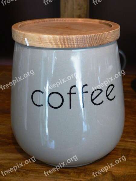 Coffee Packaging For Coffee Jar Of Coffee Ceramics Tight