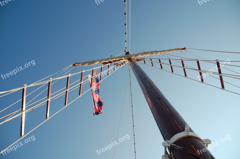 The Mast Ship Boat Sailing The Ship