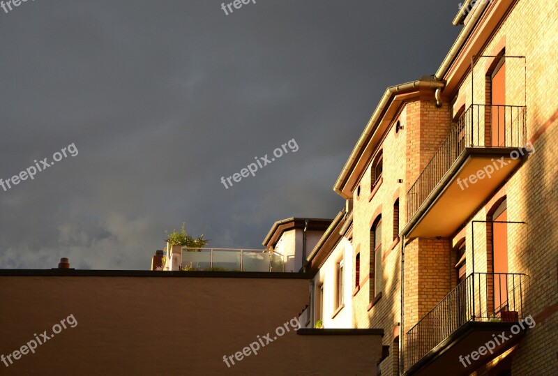 Thunderstorm Mood Evening Light Atmosphere