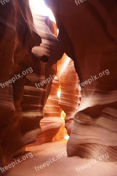 Antelope Canyon Slot Canyon Page Arizona Free Photos