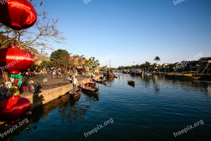 Vietnam Lantern Hoi An Lantern The Old Quarter Hoi An Ancient Town River In Hoi An