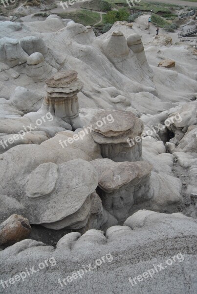 Hoodoo Alberta Drumheller Landscape Rock