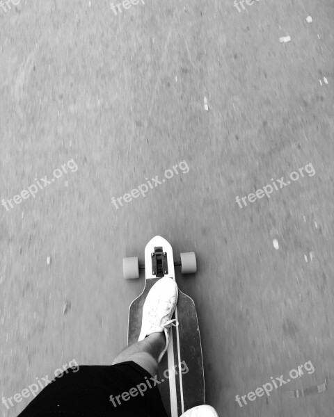 Longboard Road Shoes Ride Skateboard