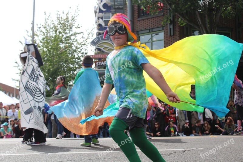 Parade Cape Child Girl Festival