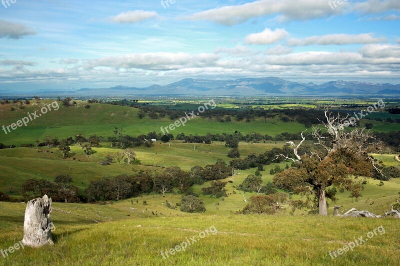 Landscape Hills Grampians Victoria Nature