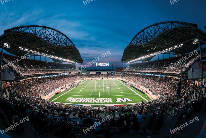 Winnipeg Football Stadium Football Free Photos