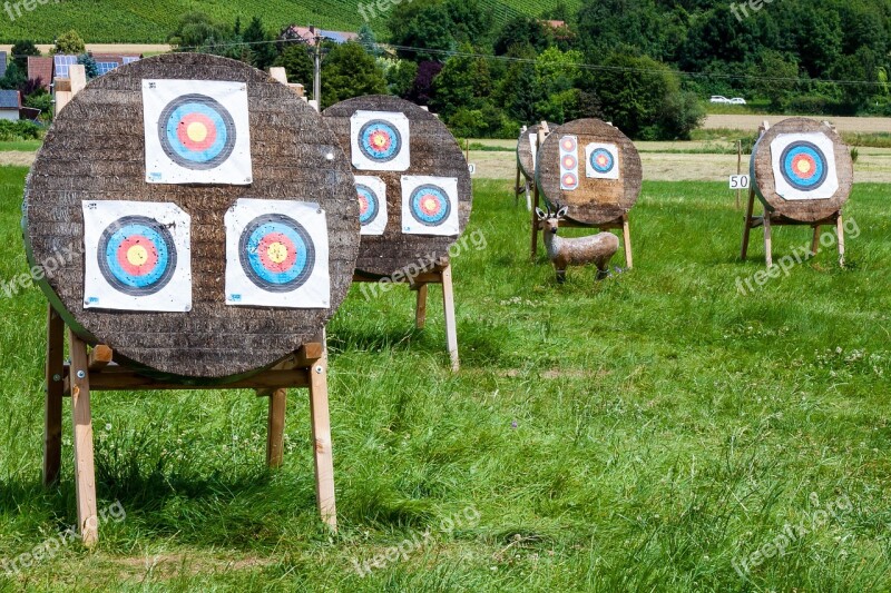 Target Objectives Archery Meeting Arch