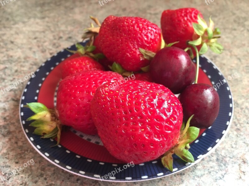 Fruit Strawberry Juice Red Free Photos