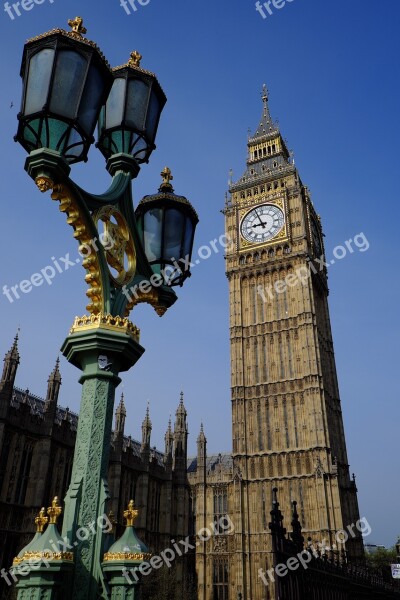 Big Ben London Bridge Parlament Tradition