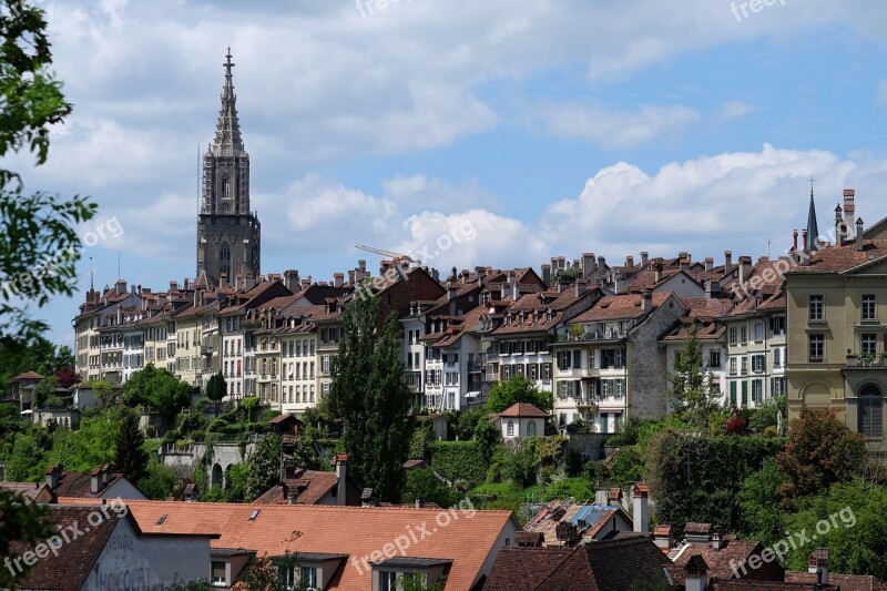 Bern Church Münster Panorama Architecture