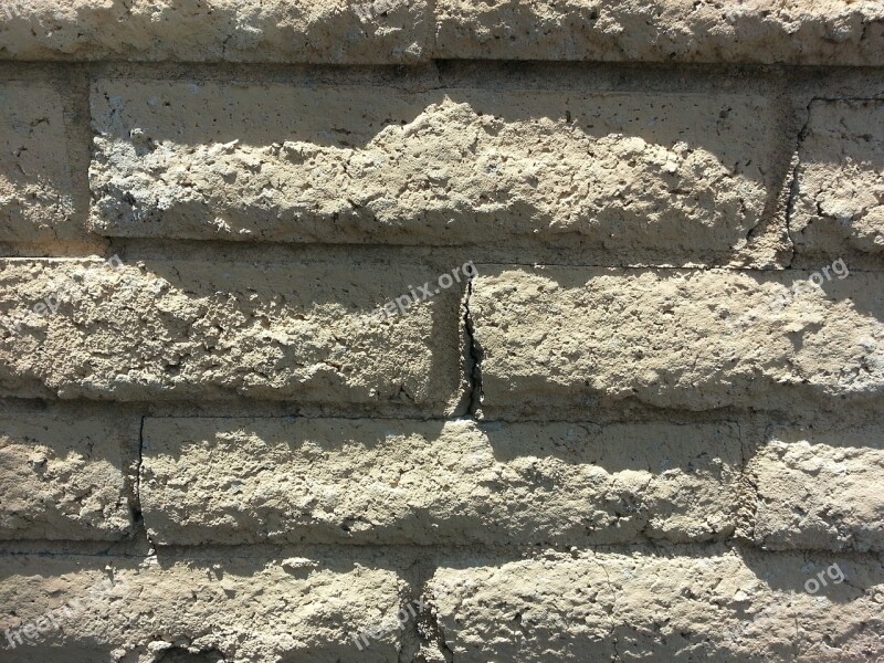 Brick White Grout Shadow Block