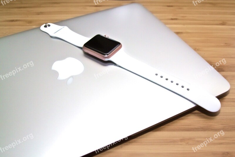 Macbook Laptop Apple Smart Watch