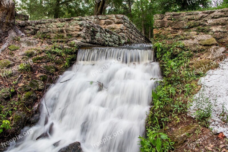 Waterfall Water Stream River Outdoors