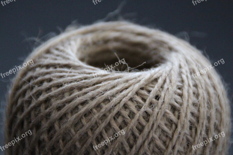 Ball Jute Rope String Macro