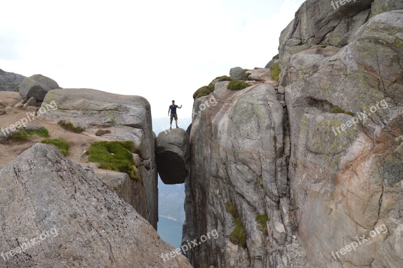 Kjerag Fjord Norway Hike Nature