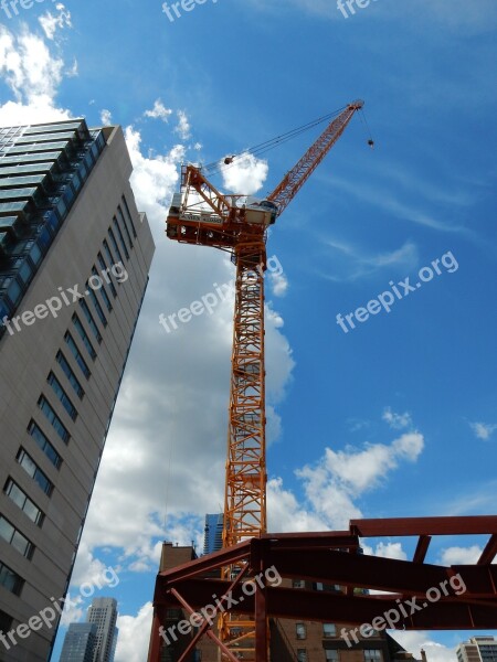 Crane Construction Sky Architecture Structure