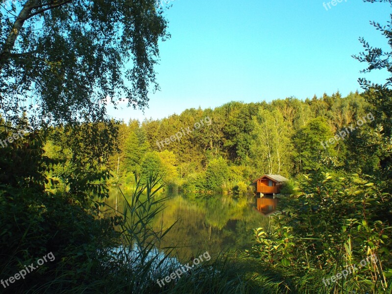 Pond Fish Pond Summer Oberschönenfeld Abbey Oberschönenfeld