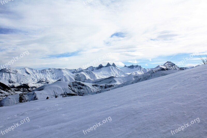 Snow Savoie Haute-savoie White France