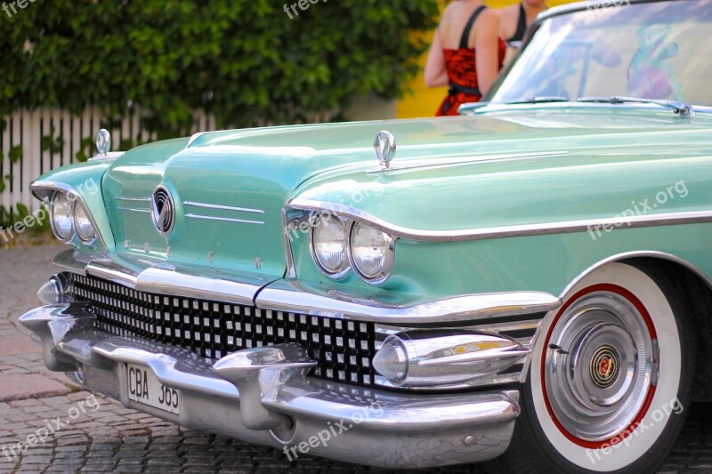 Car American 50s 60s Vehicle