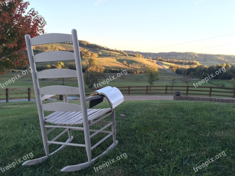 Chair Bible Hill Landscape Sitting